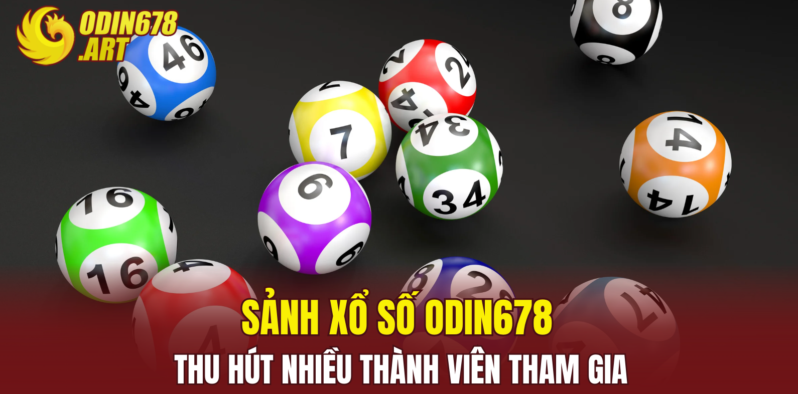 Sảnh xổ số ODIN678 thu hút nhiều thành viên tham gia