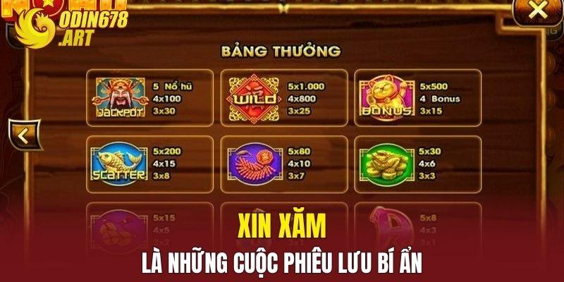 Xin Xăm là những cuộc phiêu lưu bí ẩn